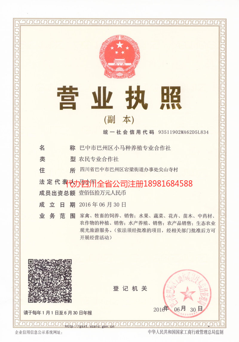 兴城兴城小马种养殖专业合作社